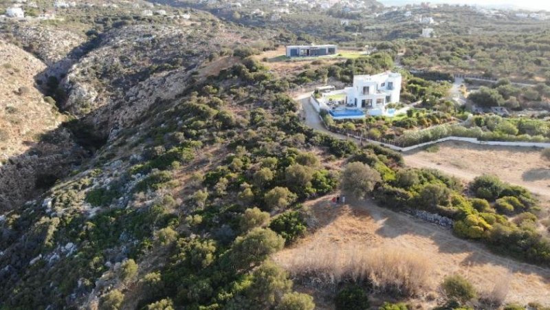 Plaka bei Chania Kreta, Plaka: Erstklassiges Strandgrundstück mit Panoramablick zu verkaufen Grundstück kaufen